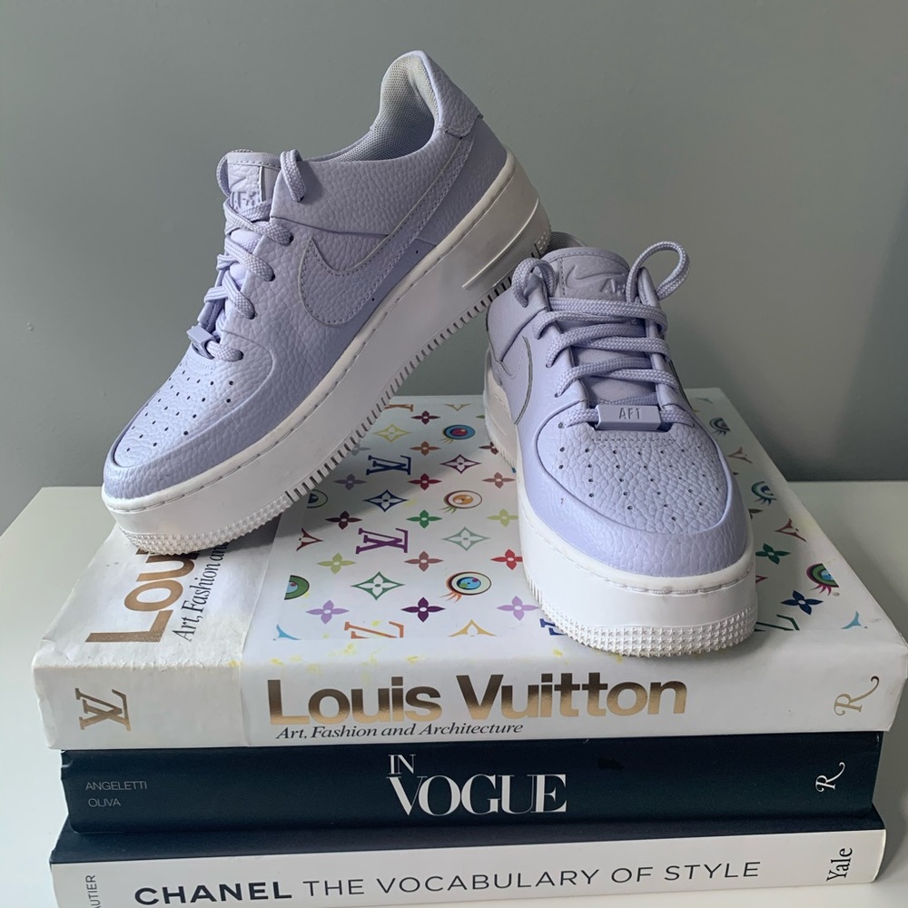 Nike Air Force 1’s in Lavender